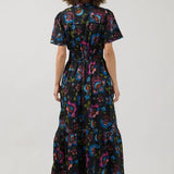 Duna Floral Poplin Maxi Dress Long Dresses Sugarlips