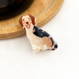 Mini Dog Series Hair Claw Clips - Puppy M Hair Accessories TheDivaSoap