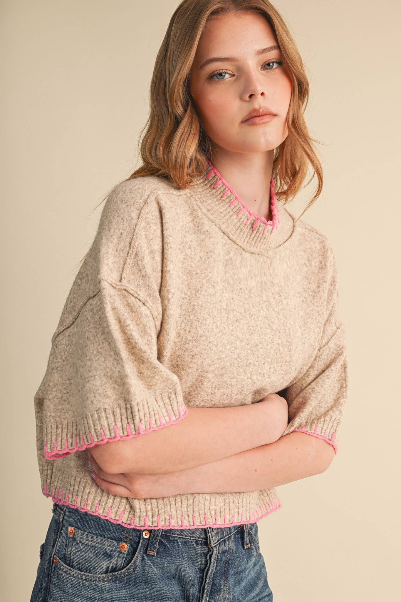 Sweet Stitch Sweater Tops &MERCI