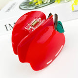 Apple Claw Clip Hair Accessories TheDivaSoap