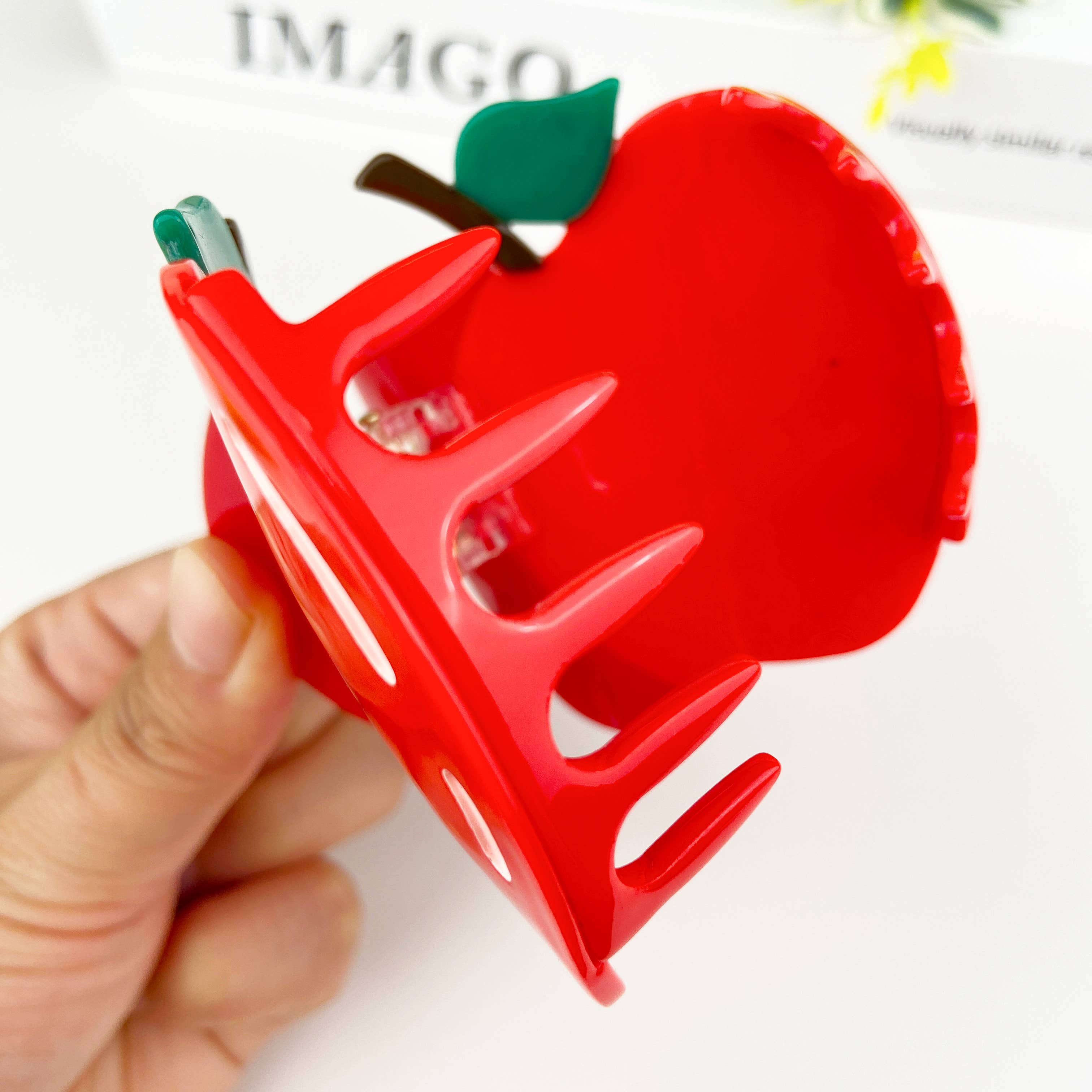 Apple Claw Clip Hair Accessories TheDivaSoap