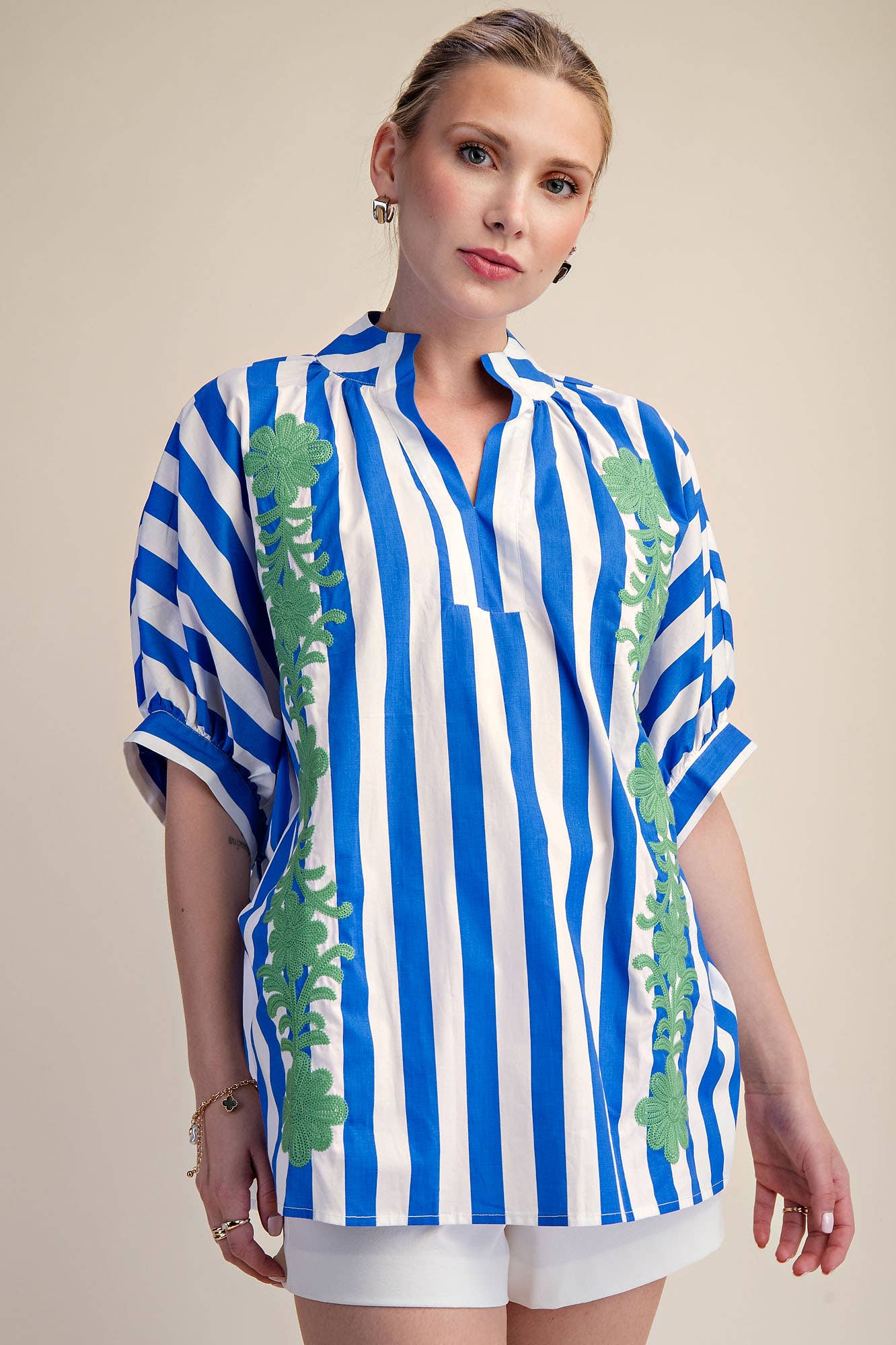 Mediterranean Morning Top Tops Glam