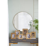 Small Rounded Gold Leaf Frame - 5x7"