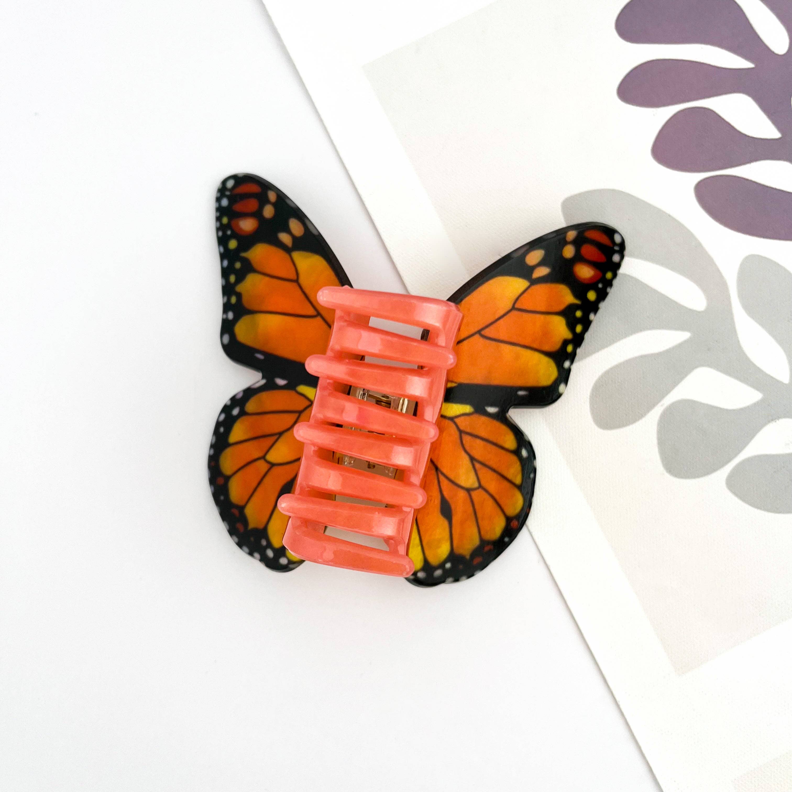 Butterfly Claw Clip - Lt. Blue Hair Accessories TheDivaSoap