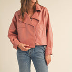 Wild Rose Moto Jacket Outerwear &MERCI