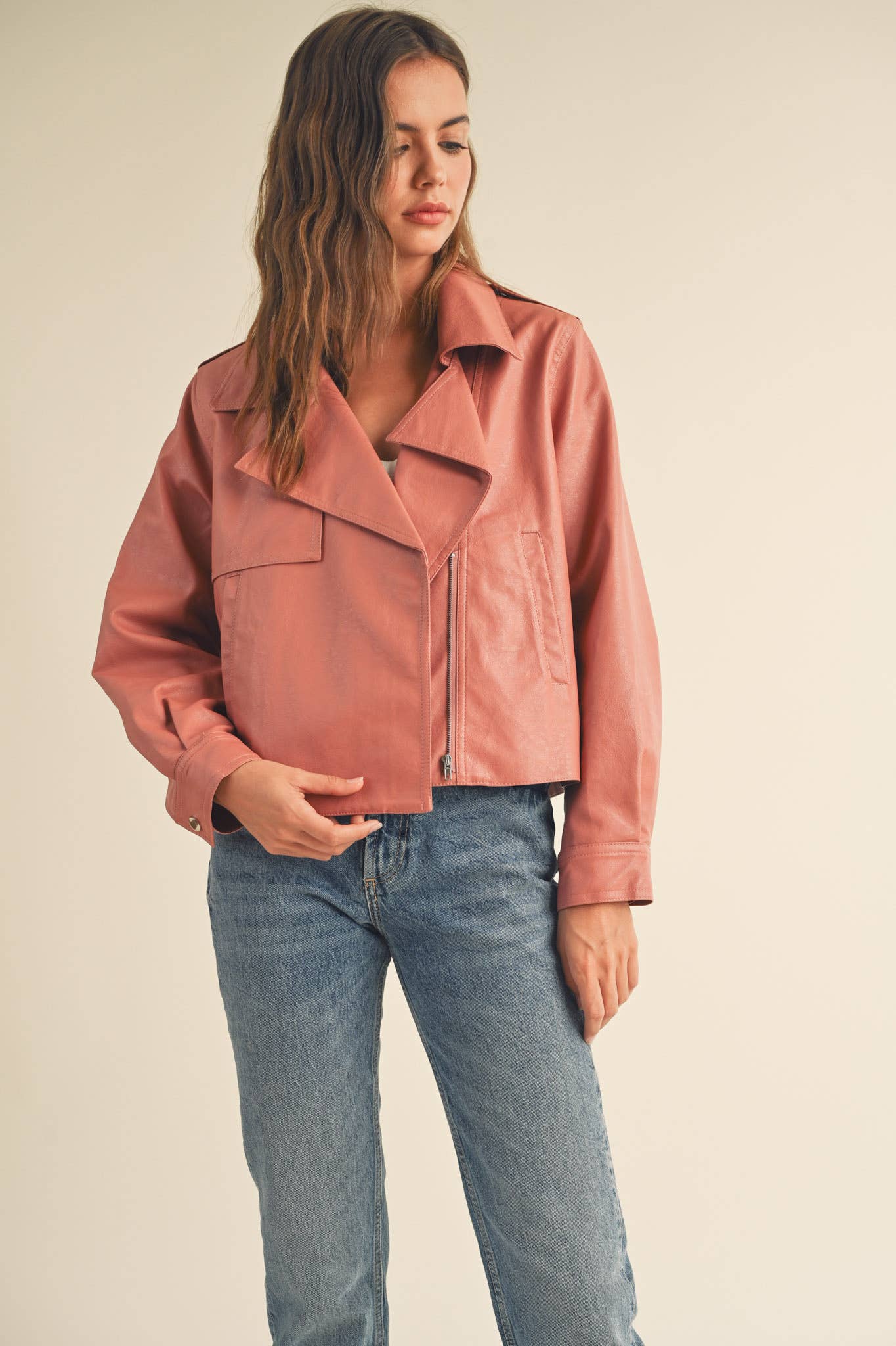 Wild Rose Moto Jacket Outerwear &MERCI