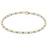 egirl Hope Sincerity Pattern 2mm Bead Bracelet - Bright Blue Bracelets enewton