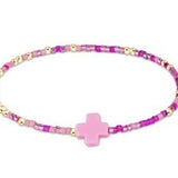 egirl Hope Unwritten Signature Cross Bracelet - Back To The Fuchsia Bracelets enewton