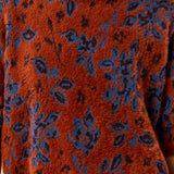 Elbow Sleeve Crew Neck Sweater - Maple Sweaters Tribal