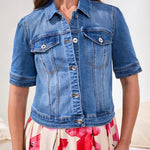 Elbow Sleeve Denim Jacket - Harbor Outerwear Tribal