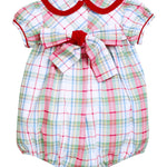 Eleanor Bubble - Douglas Plaid Girls Bubbles + Rompers Little English