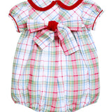 Eleanor Bubble - Douglas Plaid Girls Bubbles + Rompers Little English