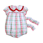 Eleanor Bubble - Douglas Plaid Girls Bubbles + Rompers Little English