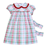 Eleanor Dress - Douglas Plaid Girls Occasion Dresses Little English