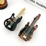 Electric Guitar Claw Clip - Green Hair Accessories TheDivaSoap