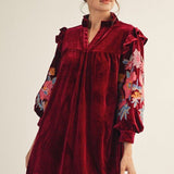 Ember Rose Velvet Dress - Sugar Babies Children's Boutique/Meg's Shoppe