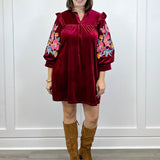 Ember Rose Velvet Dress Short Dresses Jodifl