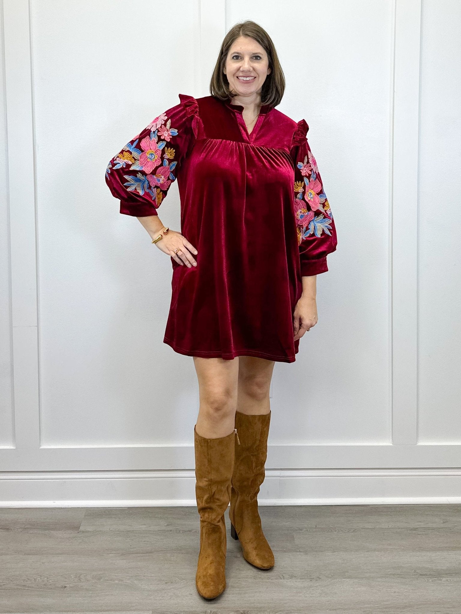 Ember Rose Velvet Dress Short Dresses Jodifl