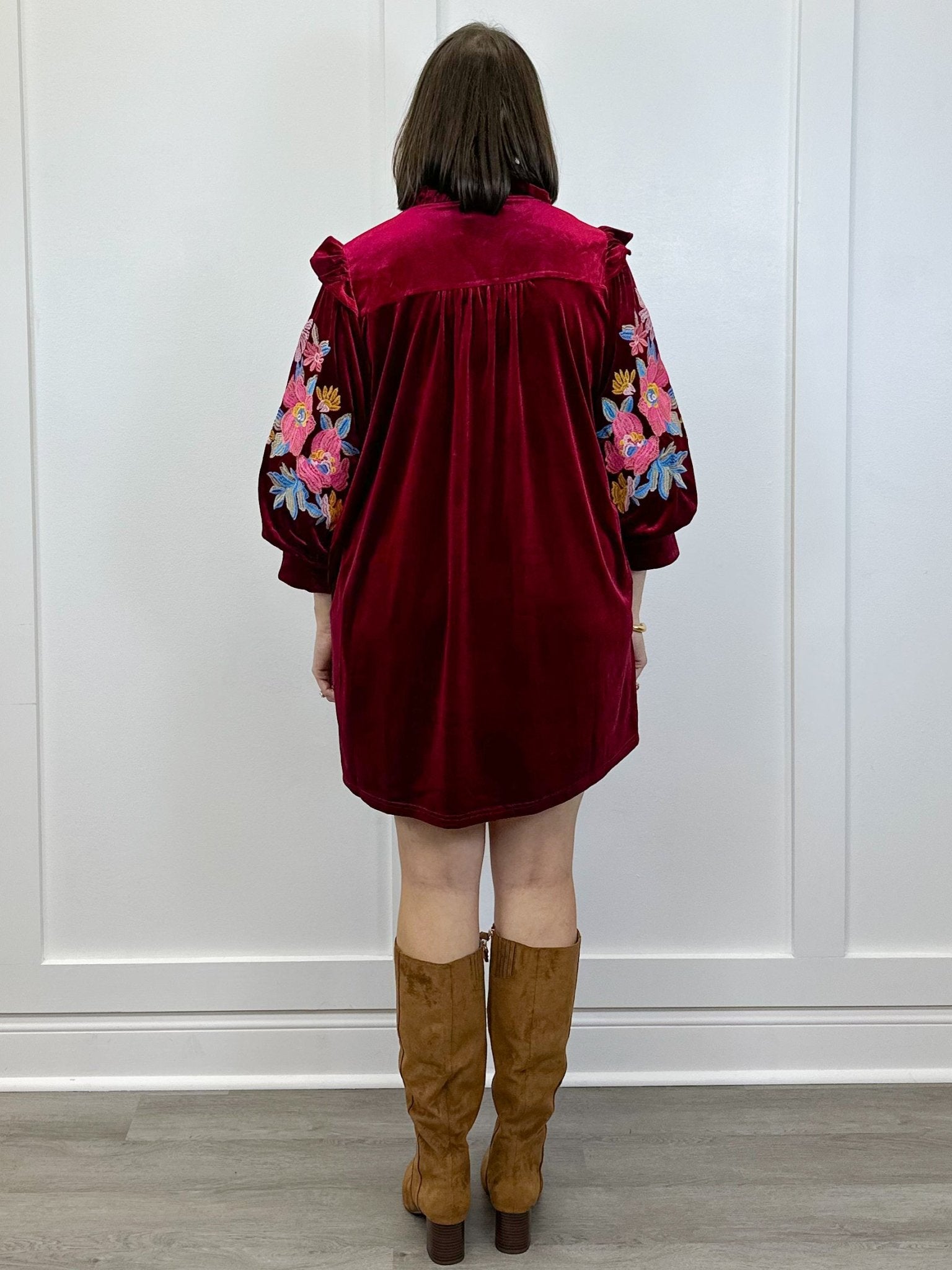 Ember Rose Velvet Dress Short Dresses Jodifl