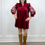Ember Rose Velvet Dress Short Dresses Jodifl