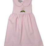 Embroidered Cherokee Rose Dress - Pink Girls Occasion Dresses Sweet Dreams