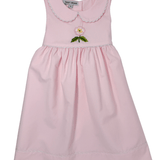 Embroidered Cherokee Rose Dress - Pink Girls Occasion Dresses Sweet Dreams