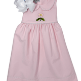 Embroidered Cherokee Rose Dress - Pink Girls Occasion Dresses Sweet Dreams