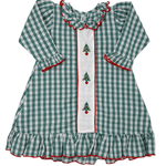Embroidered Christmas Tree Gown Kids Pajamas Sweet Dreams