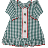 Embroidered Christmas Tree Gown Kids Pajamas Sweet Dreams