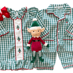 Embroidered Christmas Tree Gown Kids Pajamas Sweet Dreams