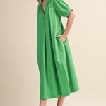 Emerald Daydream Midi Dress Long Dresses &MERCI