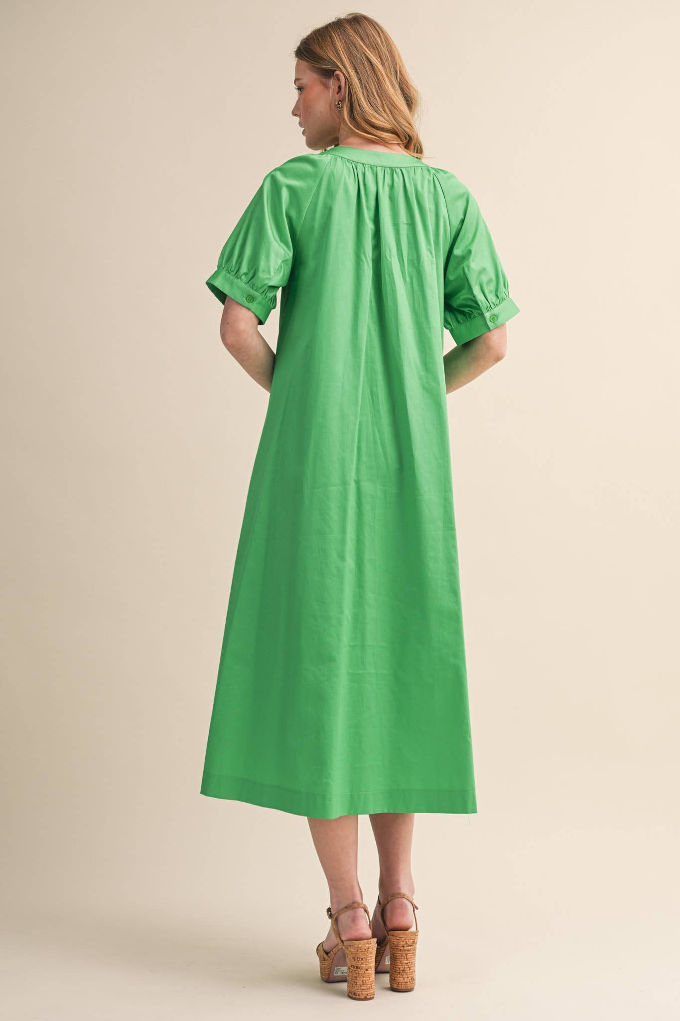 Emerald Daydream Midi Dress Long Dresses &MERCI