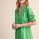 Emerald Daydream Midi Dress Long Dresses &MERCI