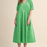 Emerald Daydream Midi Dress Long Dresses &MERCI