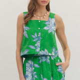 Emerald Garden Top Tops Entro