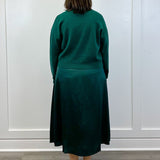 Emerald Twist Midi Dress Set Long Dresses Jodifl