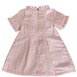 Emerson Dress - Lt. Pink Sparkle Tweed Girls Occasion Dresses The Oaks Apparel Company