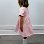 Emerson Dress - Lt. Pink Sparkle Tweed Girls Occasion Dresses The Oaks Apparel Company