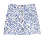 Emily Skirt - French Blue Corduroy - Sugar Babies Children's Boutique/Meg's Shoppe