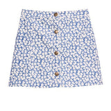 Emily Skirt - French Blue Corduroy - Sugar Babies Children's Boutique/Meg's Shoppe