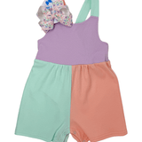 Emma Romper - Purple/Peach/Mint Girls Bubbles + Rompers Millie Jay