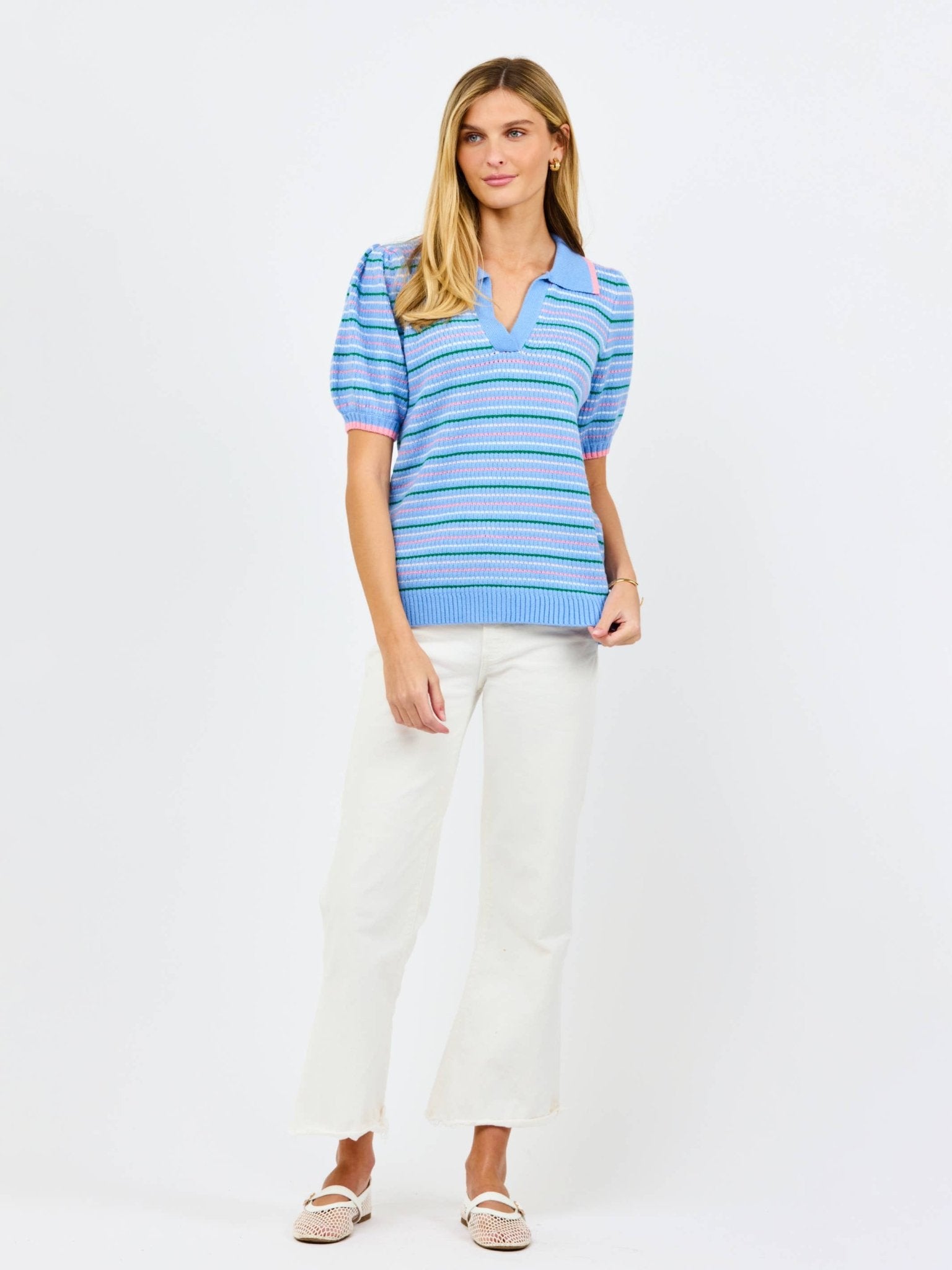 Emma Sweater - Blue Multi Sweaters Mary Square