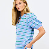 Emma Sweater - Blue Multi Sweaters Mary Square