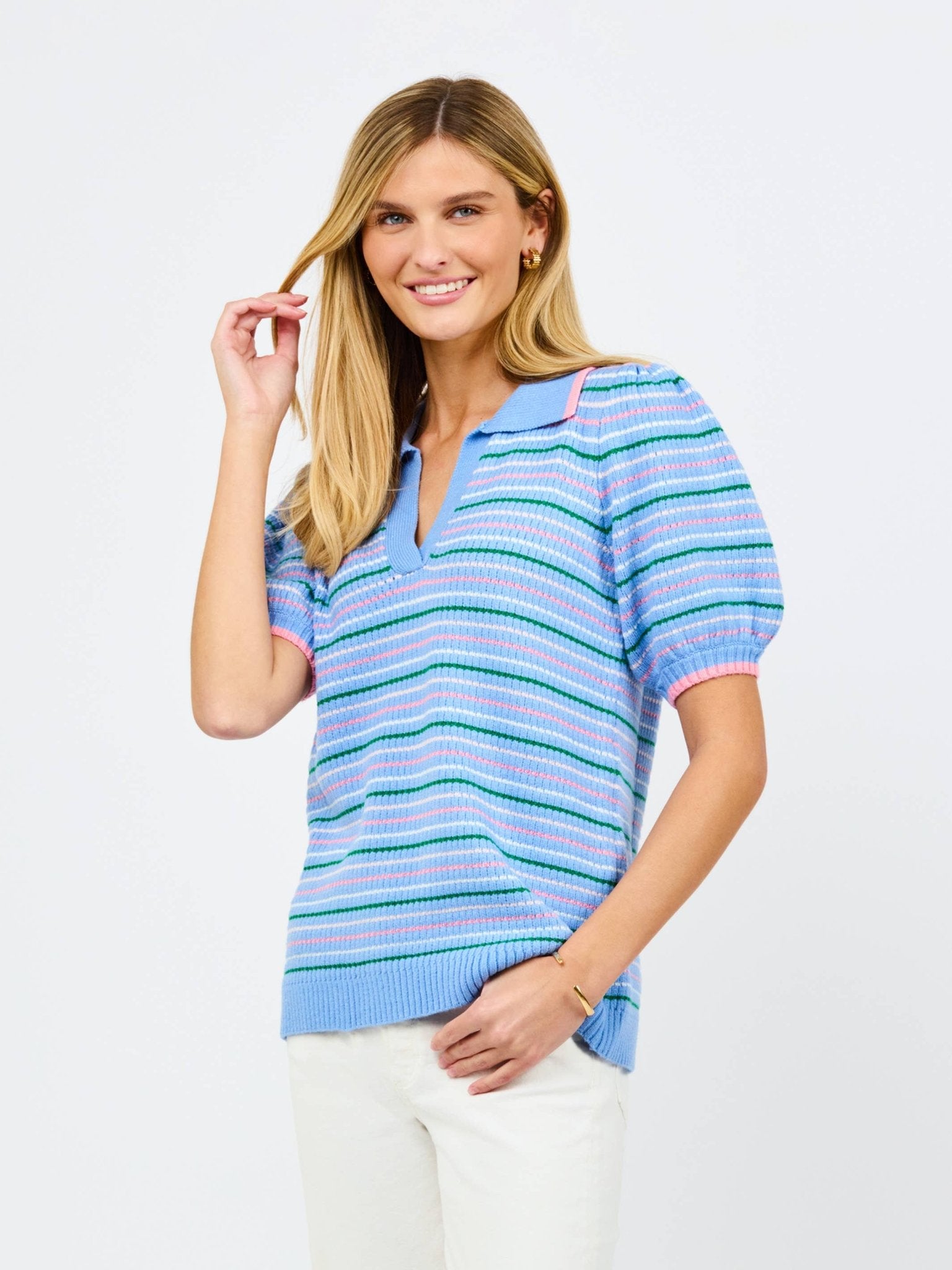 Emma Sweater - Blue Multi Sweaters Mary Square