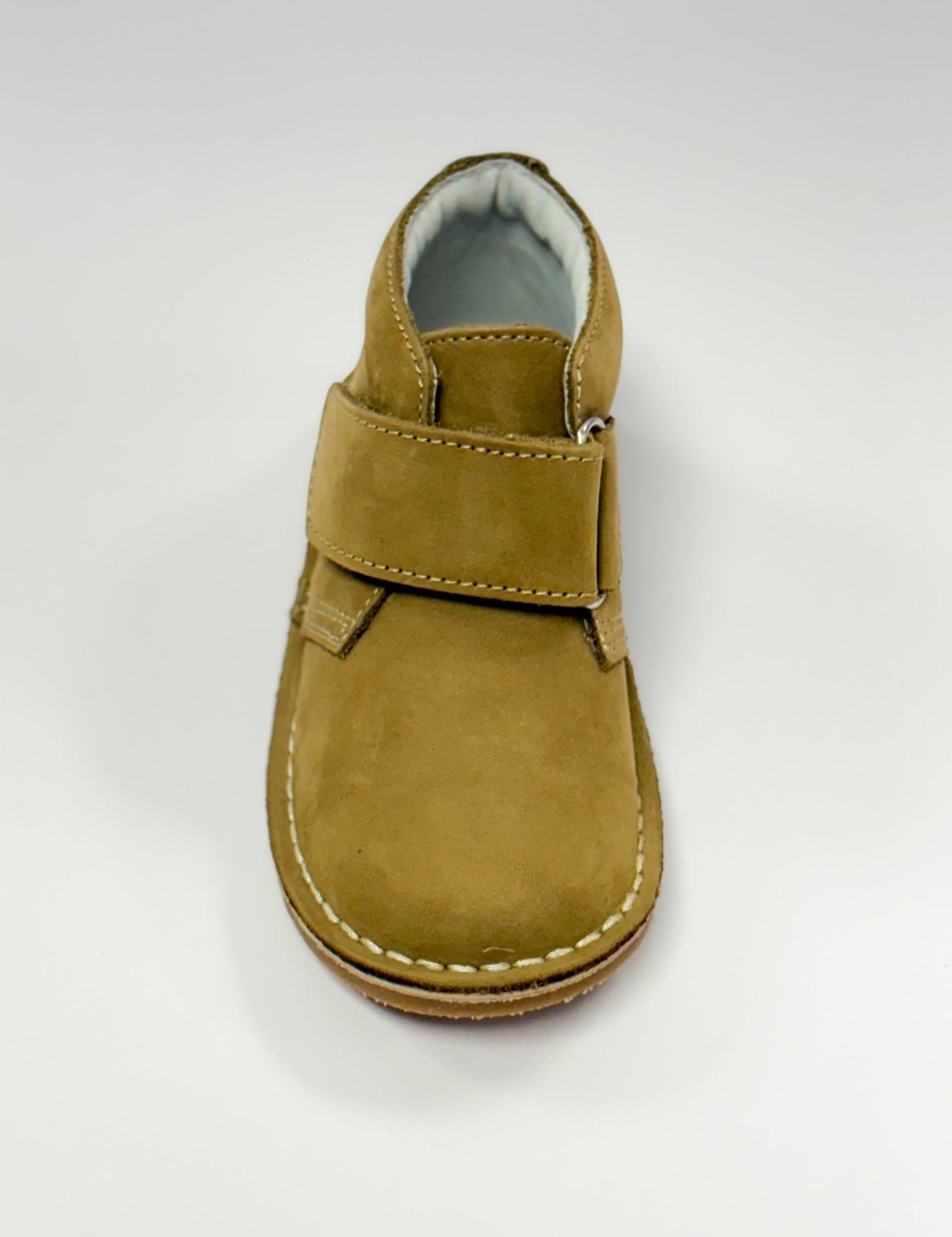 Emmett Nubuck Leather Desert Boot - Nubuck Khaki Boys Shoes L'Amour