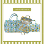 English Garden Blue Travel Case: One Size Utility Bags Laura Park Designs