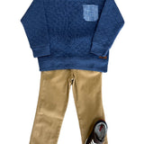 Khaki Twill Pants Boys Pants Hatley