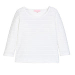 Essential Tee - White Scallop - Sugar Babies Children's Boutique/Meg's Shoppe
