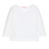 Essential Tee - White Scallop - Sugar Babies Children's Boutique/Meg's Shoppe