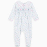 Evelyn's Classics Smocked Footie Baby Sleepwear Magnolia Baby